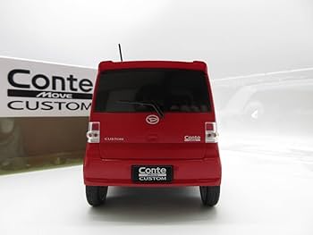 Conte Custom ミニカー ブラック LED付き Amazon | 1／18 ダイハツ ムーヴコンテ カスタム Conte