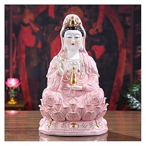 Feng Shui Statue Boeddhabeeld guanyin standbeeld keramische ambachten creatieve schilderij ornamenten hoog wit porselein…