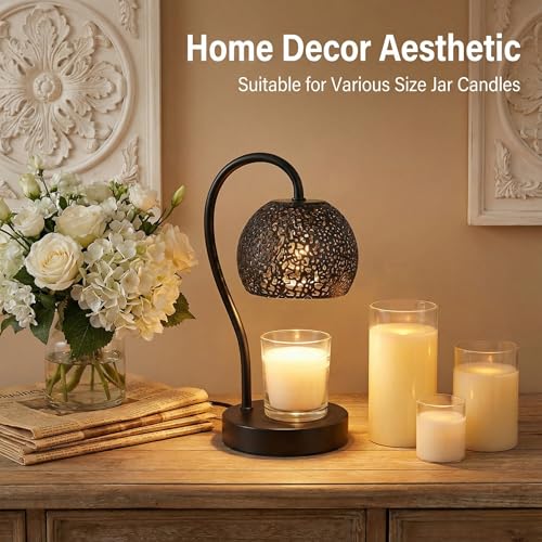 Candle Warmer Lamp with Timer, Dimmable Candle Lamp Warmer for Jar Candles - image 2