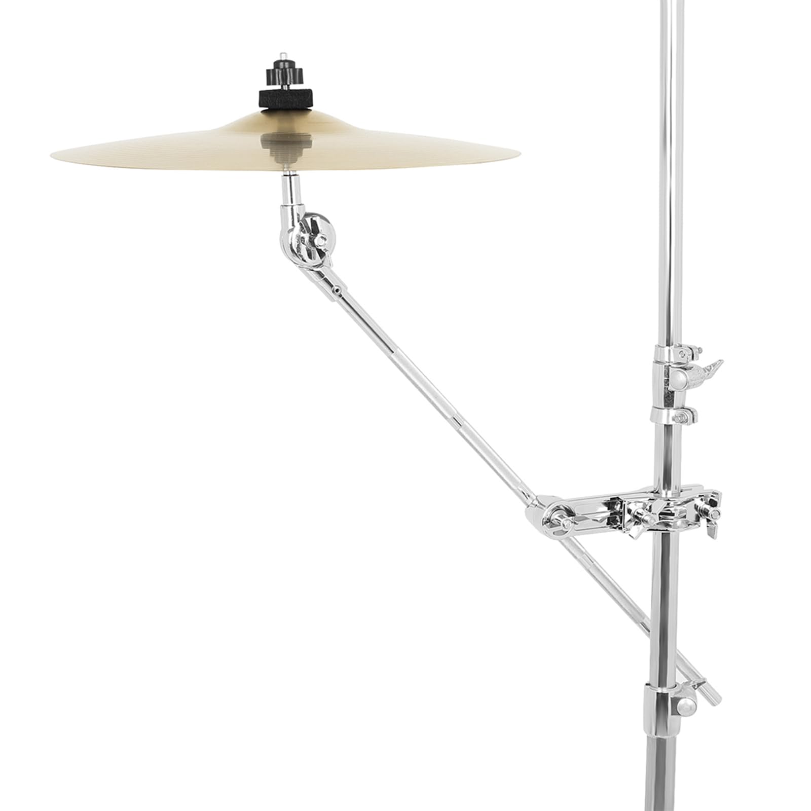 Abrazadera de extensión para montaje en rack de tambor, soporte de brazo ajustable con almohadilla de fieltro extraíble, accesorios de soporte