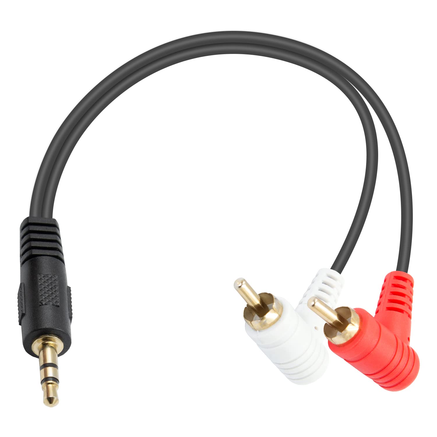 Amazon | Poyiccot RCA 3.5mm 変換ケーブル、3.5mm to 2RCA オーディオ 
