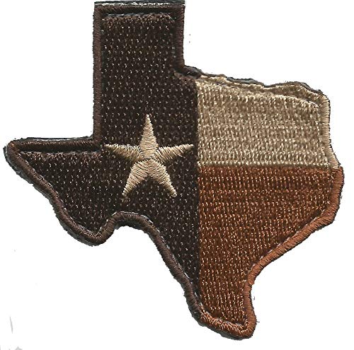 Die-Cut Tactical Texas Patch - Subdued Red White Blue