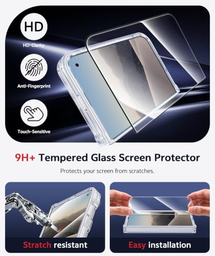 FNTCASE for iPhone Duo Case Clear with Magsafe and Screen Protector for - image 7