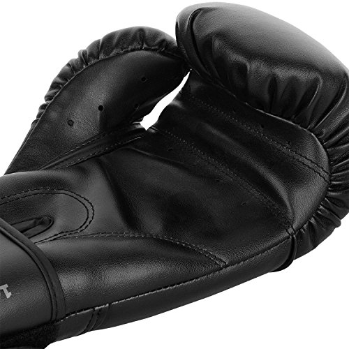 Image of Venum Contender Boxing Gloves - Black /Grey - 14oz
