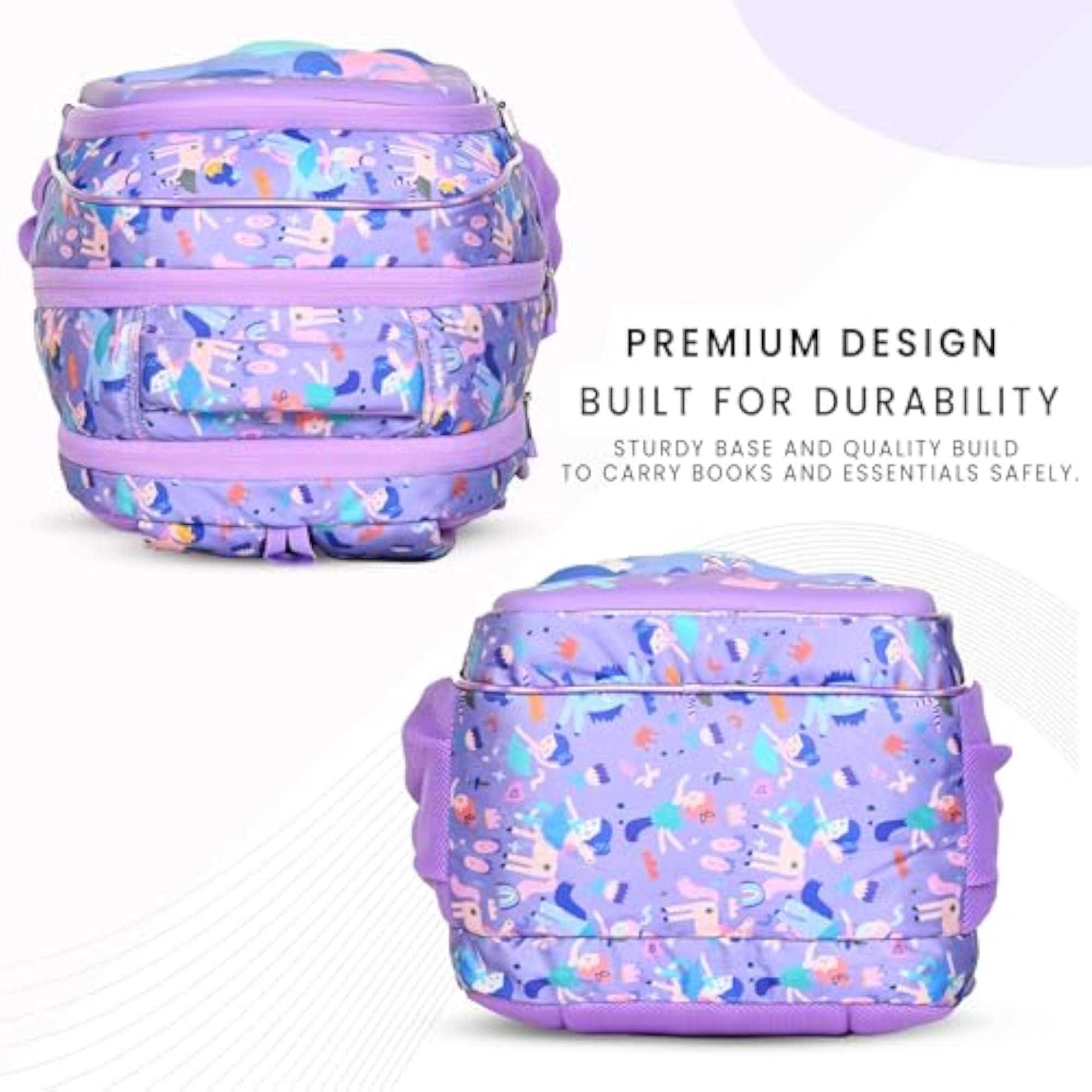 Unicorn Water Resistant School Backpack, 15 Inch