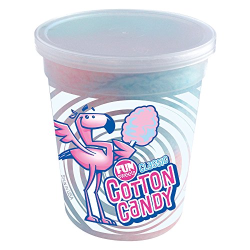 Fun Sweets Cotton Candy, Classic, 2 Ounce (Pack of 12)
