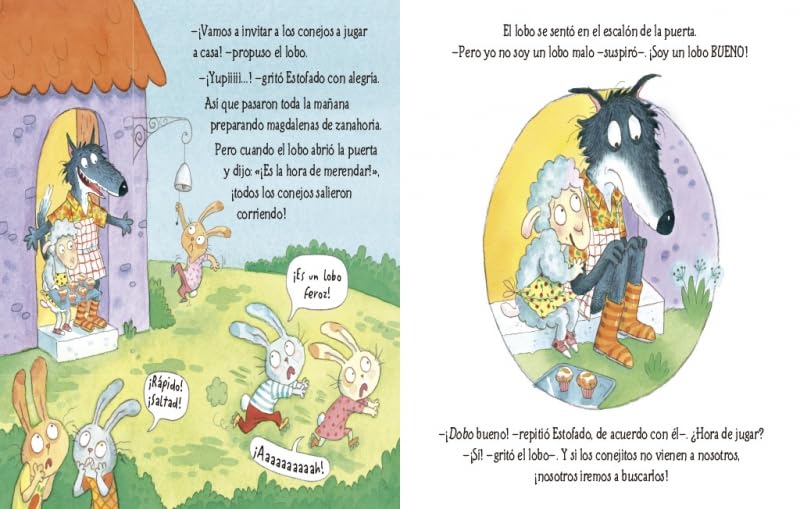 Los lobos que vinieron a cenar / The Wolves that Came to Dinner (Cuentos infantiles)