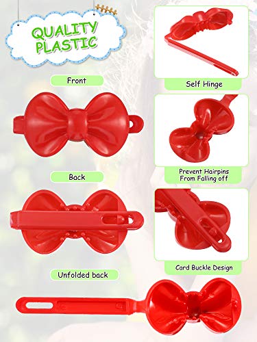 Willbond WILLBOND-FLOWER BARRETTES-01 100 Pieces Girls Hair Barrettes Self Hinge Plastic Hair Clip Toddler Kids Baby 80S 90S Hair Pin Colorful Cute Hair Clip Cartoon Hair Accessories thumb #2