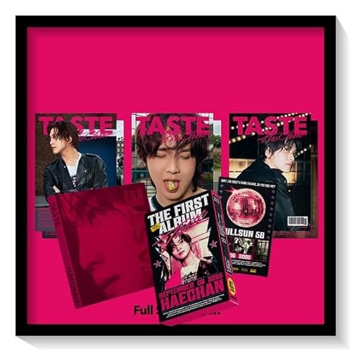 HAECHAN (ヘチャン of NCT DREAM) - 1st Album [ TASTE ] 韓国盤 (3種 SET (Full Spread Ver 1種 (RANDOM) + Tin Case Ver. + Savory Ver.))のサムネイル