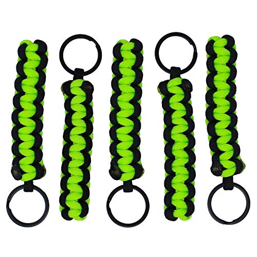 Bubbasgaragetv - Paracord Grab Handles For Jeep Wrangler/Gladiator Cj Yj Tj Jk Jl Jt (Lime Green) #TOP6