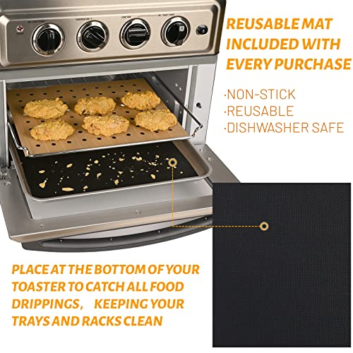 Wmkgg 100 Pcs Unbleached Air Fryer Parchment Paper, 11 X 9 Inch Perforated Rectangular Air Fryer Toaster Oven Disposable Liners For Cuisinart, Ninja Foodi, Breville, Gowise, Black Decker #TOP3