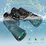 20x50 High Powered Binoculars for Adults, Clear Durable Binoculars for Bird Watching Sightseeing Wildlife Watching Travel Hunting Football Games Stargazing with Carrying Case & Strap - Image 5