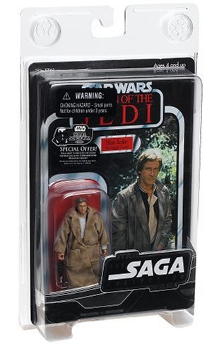 Star Wars The Saga Collection VOTC Han Solo In Trench Coat Action Figure, Medium - Image 3