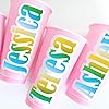 TECKWRAP Rainbow Glitter Vinyl Shimmer Adhesive Vinyl for DIY Craft, Arts, 1ftx5ft, Aurora Green #3