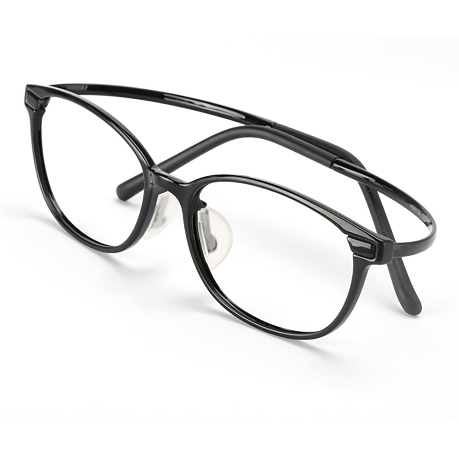 Occhiali da Lettura Fotocromatici Unisex, Materiale PP + Acciaio Cerniere A Molla Includono Lettori Solari, Protezione UV400, Senza Viti (Color : Black, Size : +1.0)