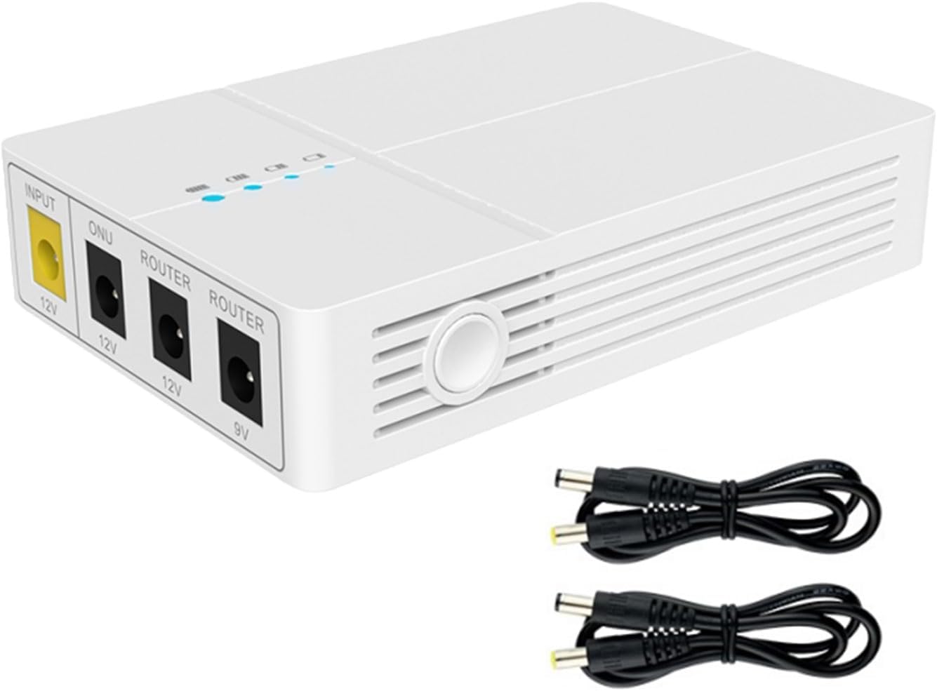 Small Battery Backup Uninterruptible Power Supply for Modem WiFi Routers Ensuring Continuous Networking Connection