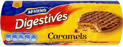 Mcvities Milk Chocolate & Caramel Digestives 300g (Pack of 2) by McVitie's