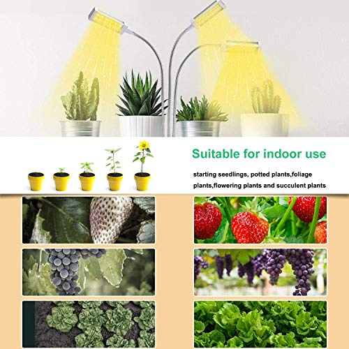 Plant Grow Light, VOGEK LED Growing Light Full Spectrum for Indoor Plants, Plant Growing Lamps for Seedlings, 3 Switch Modes 10 Brightness Settings - Thumbnail 5