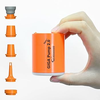 Amazon.co.jp: NEWGIGA Pump 2.0 携帯式エアーポンプ 最軽量