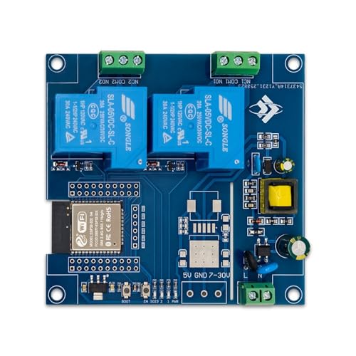 Module ESP32 relais CA 30A pour piloter votre chauffage connecté et programmer la maison