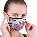 Produktbild shifeiwanglu Unisex Mundmaske,Washable Reusable Mask 6.8 X 4.7 Inch Men's and Women's Dust-Proof Adjustable Earrings Dust-Proof Half Face Mask,Creative Table of The Artist Drawing Sketches