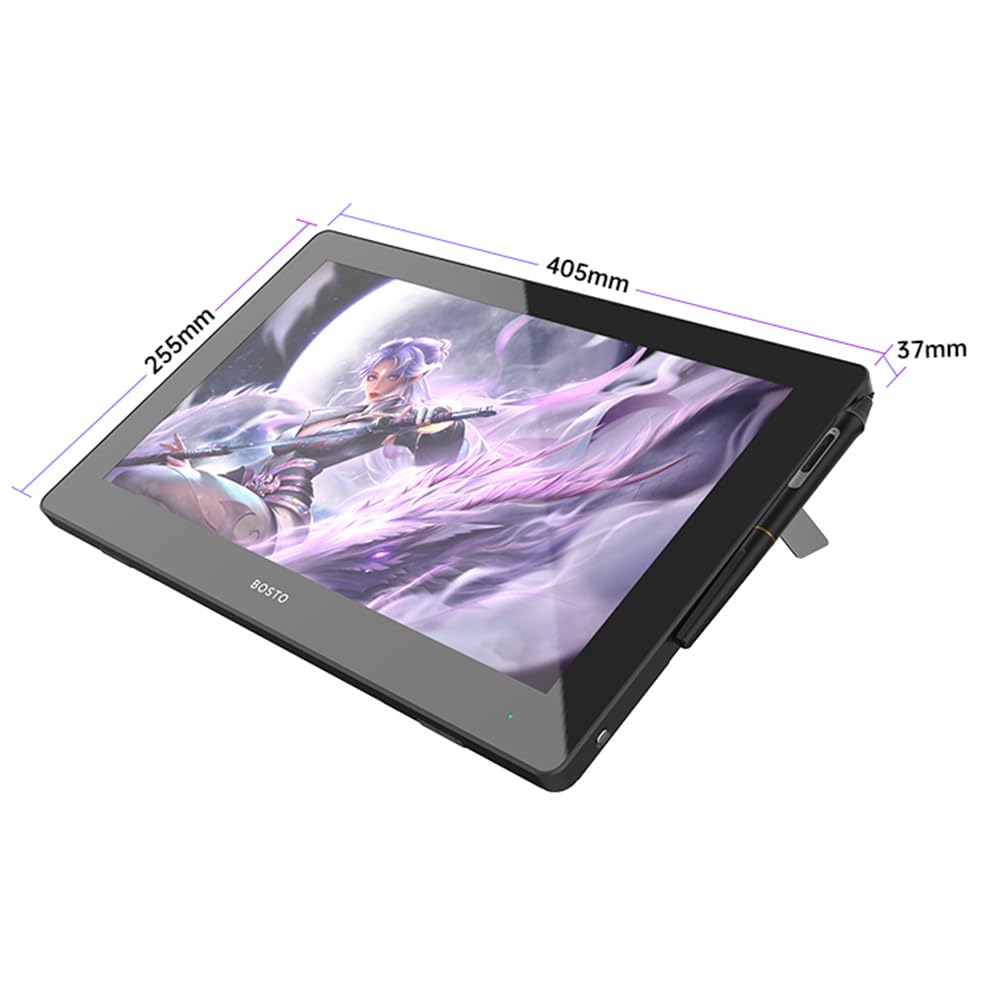 X5 Tavoletta Grafica Display Portatile LCD IPS 15,6 Pollici Blocco Disegno Artistico Digitale Livello di Pressione 16K Stilo Senza batteria Tecnologia Passiva 8 Tasti di scelta rapida