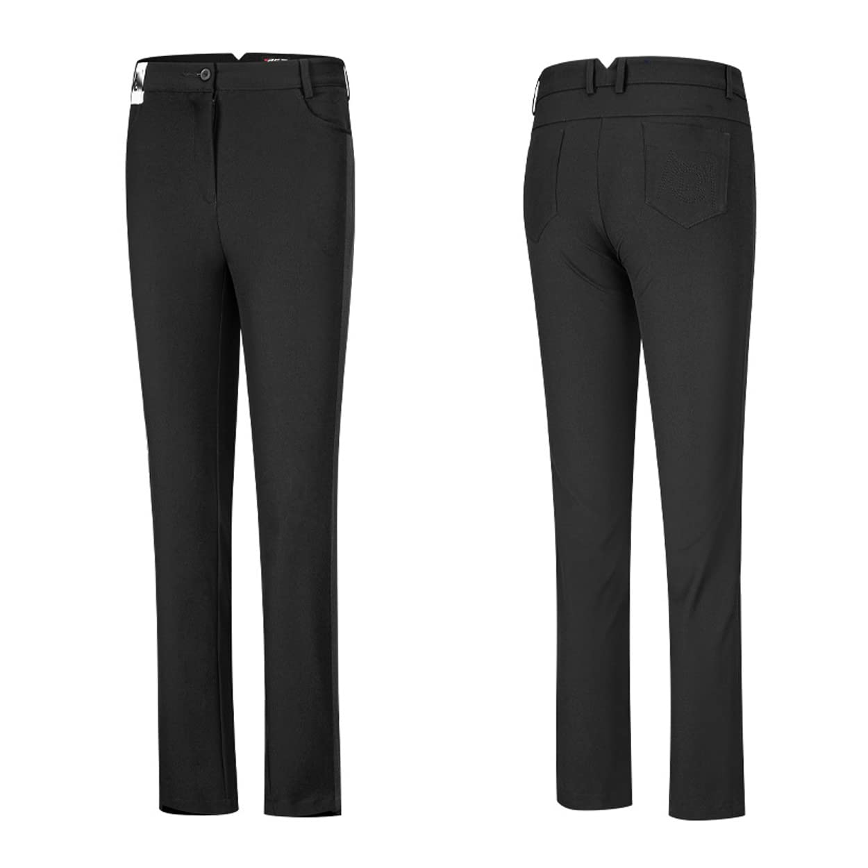 LANGWEI Pantaloni da Jogging da Donna da Golf Pantaloni Estivi Leggeri Elasticizzati Slim Fit Quick Dry