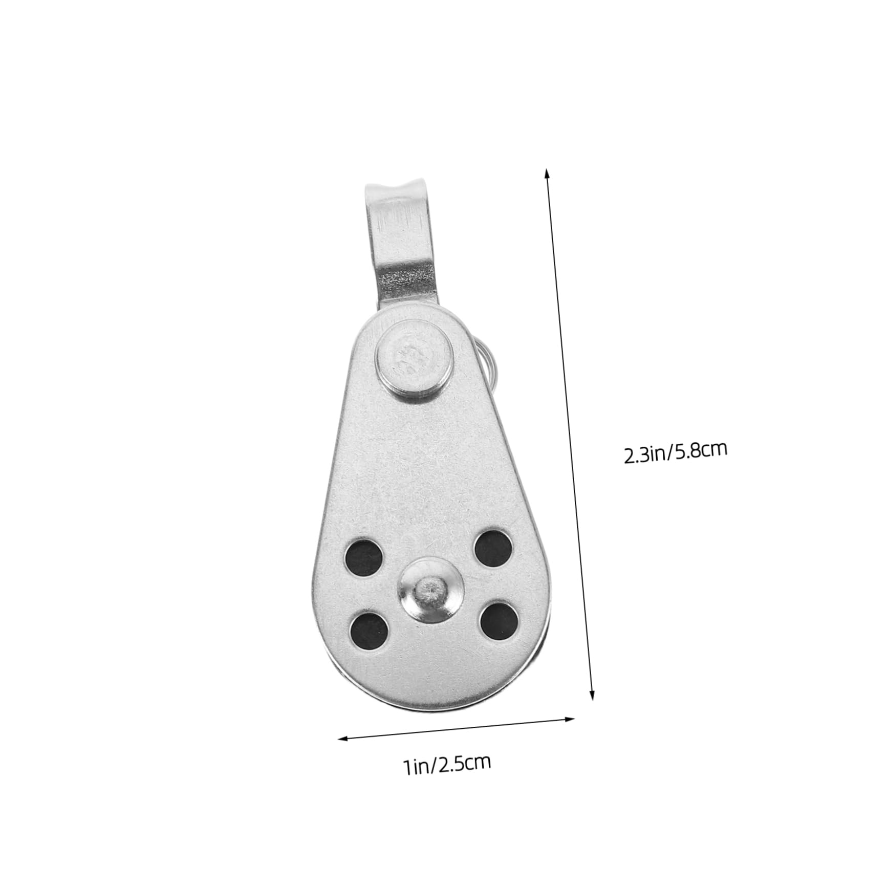 PRETYZOOM Stainless Steel Marine Pulley Kit 4 Nylon Blocks Boat Accessories for Sailing Rigging Kayak Nylon Marine Runner