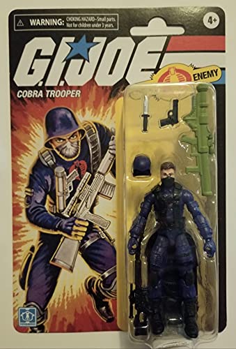 G.I. Joe Retro Cobra Trooper (Cobra Enemy) 3.75 Inch Exclusive Action Figure
