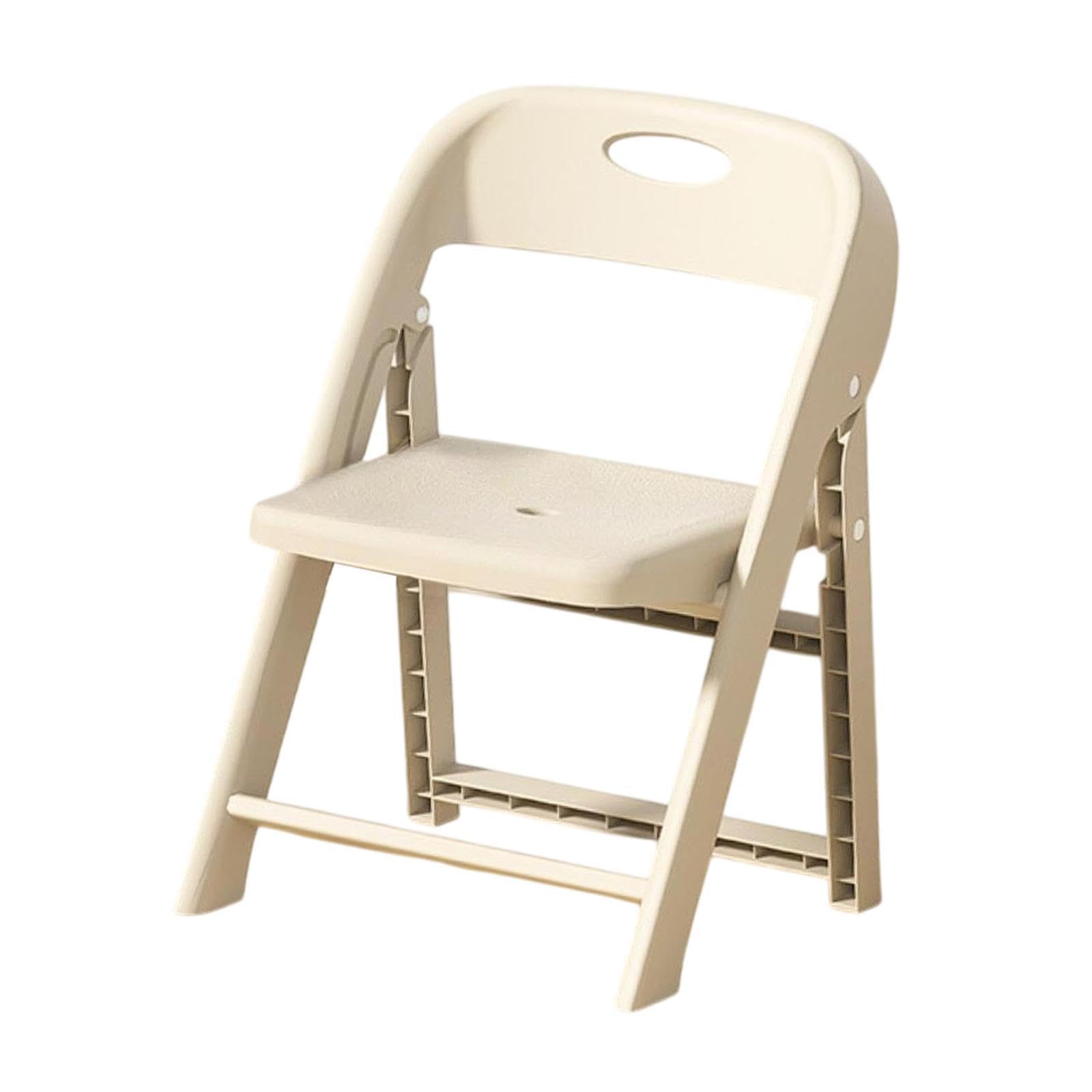 Silla Infantil Apilable para La Escuela, Mobiliario Escolar de Calidad, Ligero Y Plegable para El Hogar, Interiores, Blanco, Individual
