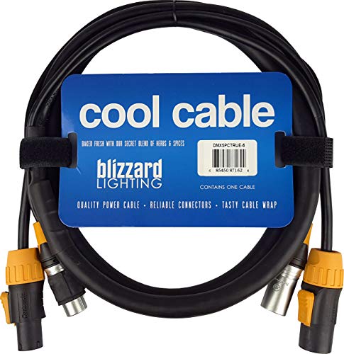 Blizzard Lighting Cool Cables True1 Compatible + DMX Combo (6ft/5-Pin)