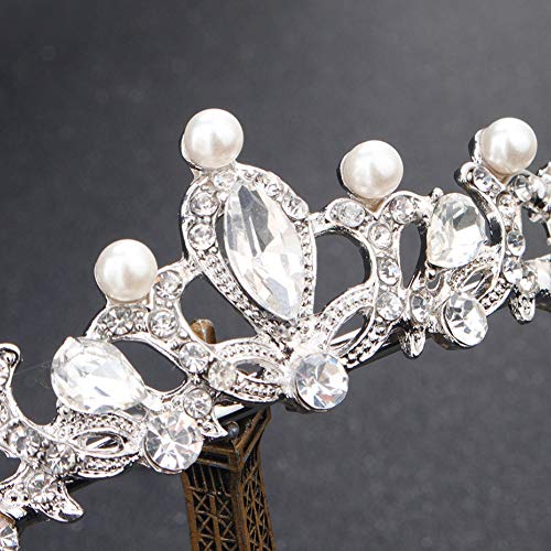 Tiara met strass voor de bruid | haarsieraad | Aimee Wedding