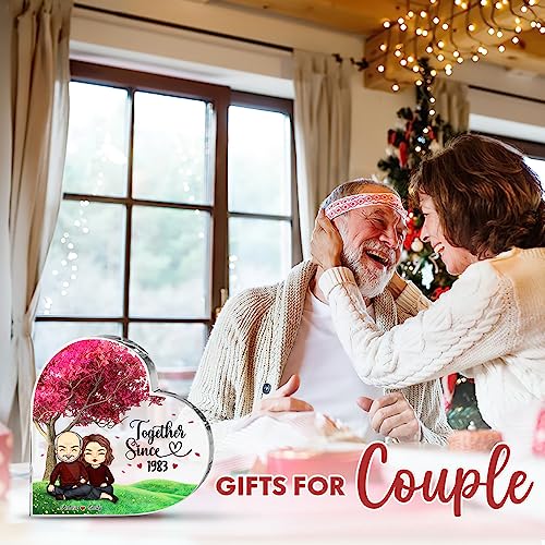 Pawfect House Together Since... Anniversary, Wedding, Birthday Gifts For Husband, Wife, Men Birthday Gift Ideas, Engagement Gifts For Couples, Romantic Gifts For Her, Him, Personalized Acrylic Plaque #TOP1