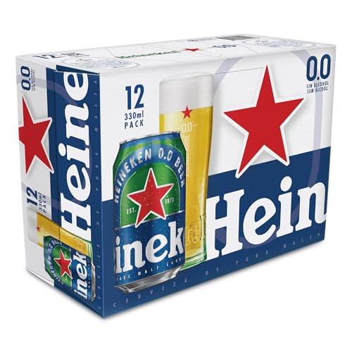 Heineken Cerveza Lager, 0.0% Alcohol, 12 x 33cl