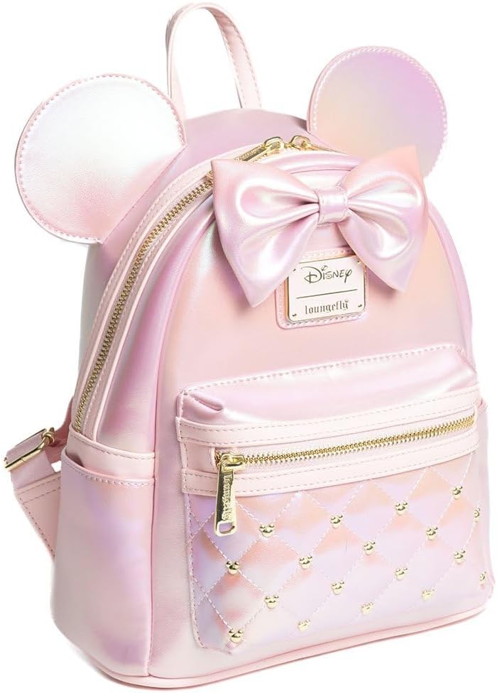 Loungefly Disney The Minnie Mouse Classic Series Rose Iridescent Women's Backpack - Image 3