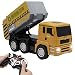 Klobvtt Telecomando Camion della Spazzatura Giocattoli per Ragazzi, Camion Giocattolo per Il Riciclaggio dei rifiuti Alimentato ad attrito, Veicoli da Gioco RC a 6 canali, Regali per Bambini dai 4 ai