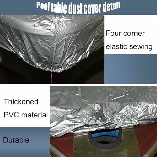 Housse billard extérieure imperméable avec cordon