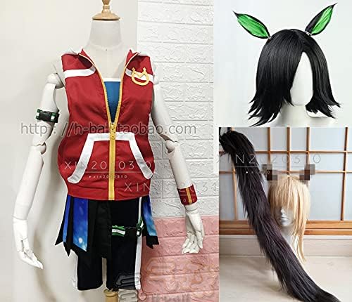 Amazon Co Jp ウマ娘 プリティーダービー ウイニングチケット 勝負服 コスプレ衣装 ウィッグ 耳 尾 付き ホビー Amazon Co Jp ウマ娘 プリティーダービー ウイニングチケット 勝負服 コスプレ衣装 ウィッグ 耳 尾 付き ホビー