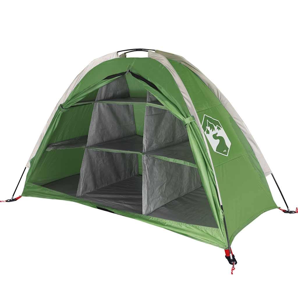 vidaXL Lagerzelt 9 Fächer Gartenzelt Unterstand Campingzelt Zelt 185T TAFT