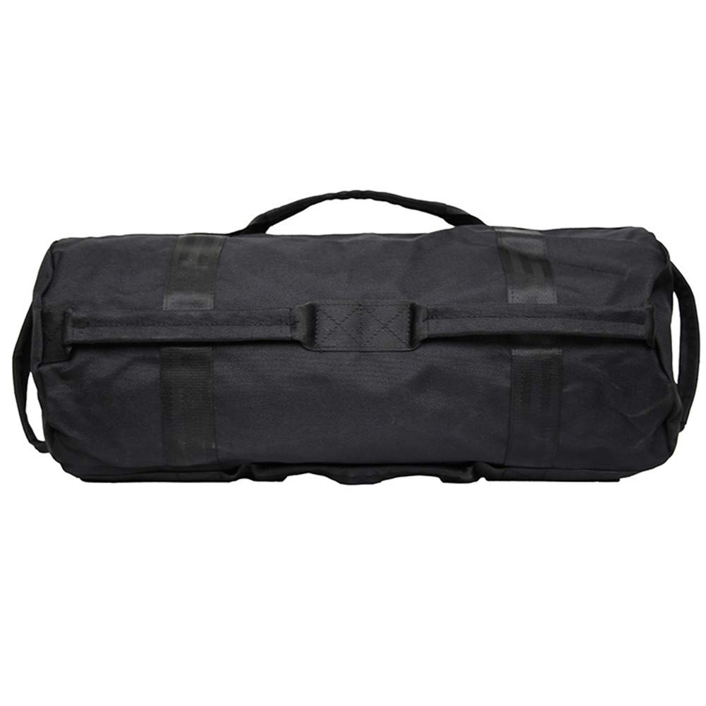 XGWML Sandbag fitness bag Outdoor fitness weightlifting sandbag Strength bag with adjustable strength for muscle strength training (black)