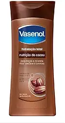 Vasenol Loção Desodorante Hidratação Total Nutrição Do Cacau Pele Negra E Morena Frasco 400Ml