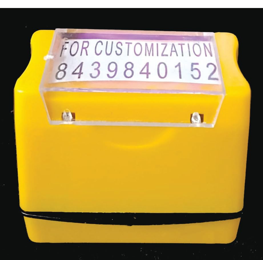 Jessaram Enterprises Self-Ink Rubber Stamp, Pre-Inked Pocket Stamp