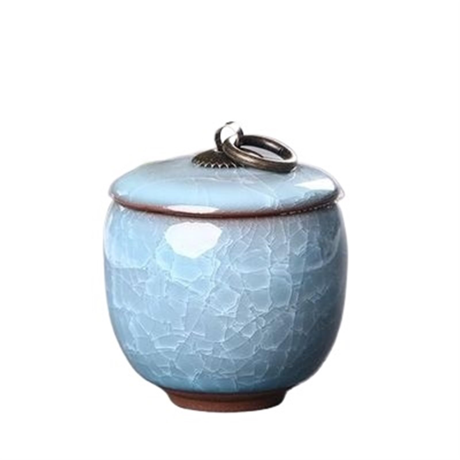AYWTIUN tea storage jars Ceramic Tea Caddies Container Coffee Canister Porcelain Caddy Storage Box(7cm 6cm-03)