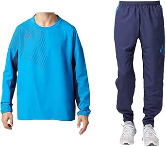 ノーブランド品 [アシックス] クロストップ パンツ 上下セット 【メンズ】 （2101A069/2101A070）