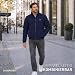 Höhenhorn Courmayer Herren Winter Jacke Steppjacke Dunkelblau Gr. L
