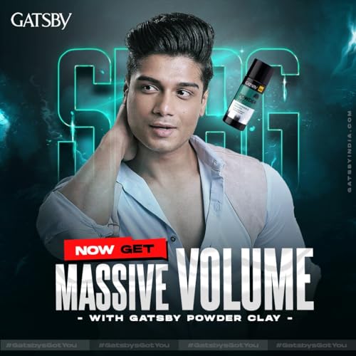 Gatsby Hair Volumizing Powder Clay - 20g | Unbreakable Smooth | Ultra Lightweight & Massive Volume | Matte Finish Hair Wax for Men | Super Strong Hold | Quick & Easy Hair Styling - Image 4