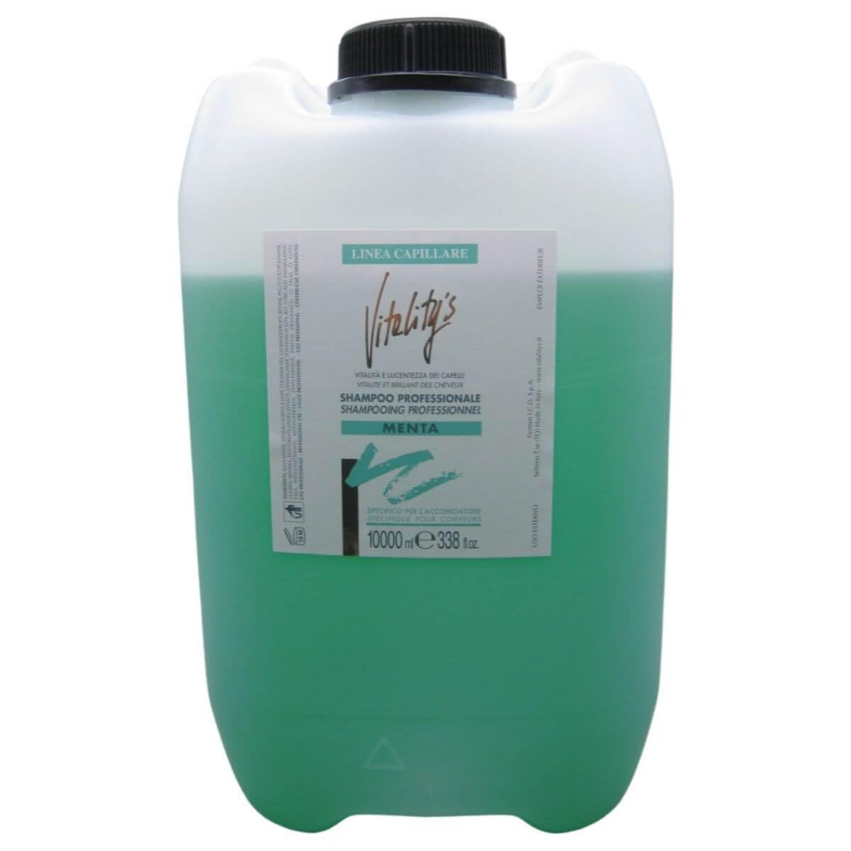 Shampooing professionnel menthe J/C Vitality's 10L format cabine