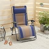amazonbasics gepolsterter liegestuhl aufgestellt
