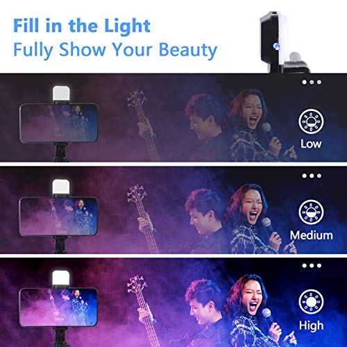 Tripé de selfie e telefone portátil MQOUNY, tripé de viagem profissional multifuncional portátil com
