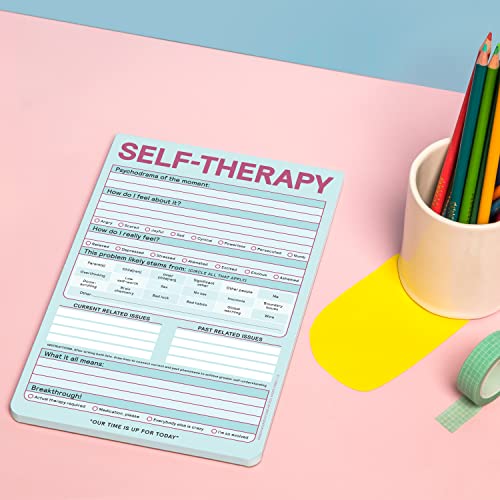 Knock Knock Self-Therapy Pad, Checklist Note Pad for Step-by-Step Stress Relief (Pastel Version), 6 x 9-inches - Image 4